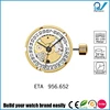 Very high precision ETA Quartz Watch Movement 956.652 Instantaneous change of date with luminous hands