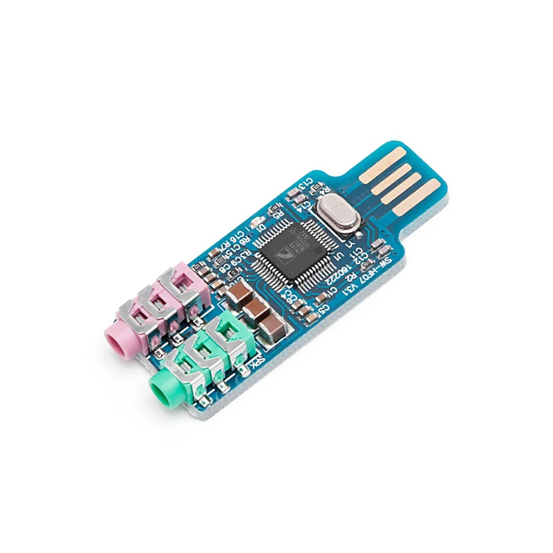 CM108 USB Drive Free Sound Card Laptop Computer External Sound Card Module
