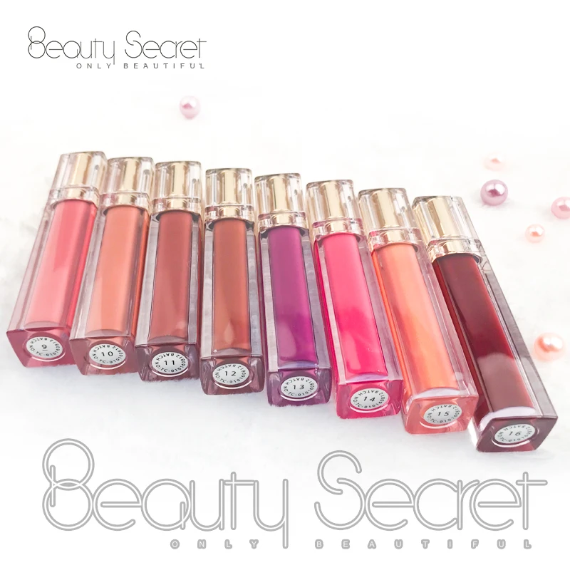 Hot Selling Customized Glossy Shimmer Lip Gloss Liquid Lipstick Private