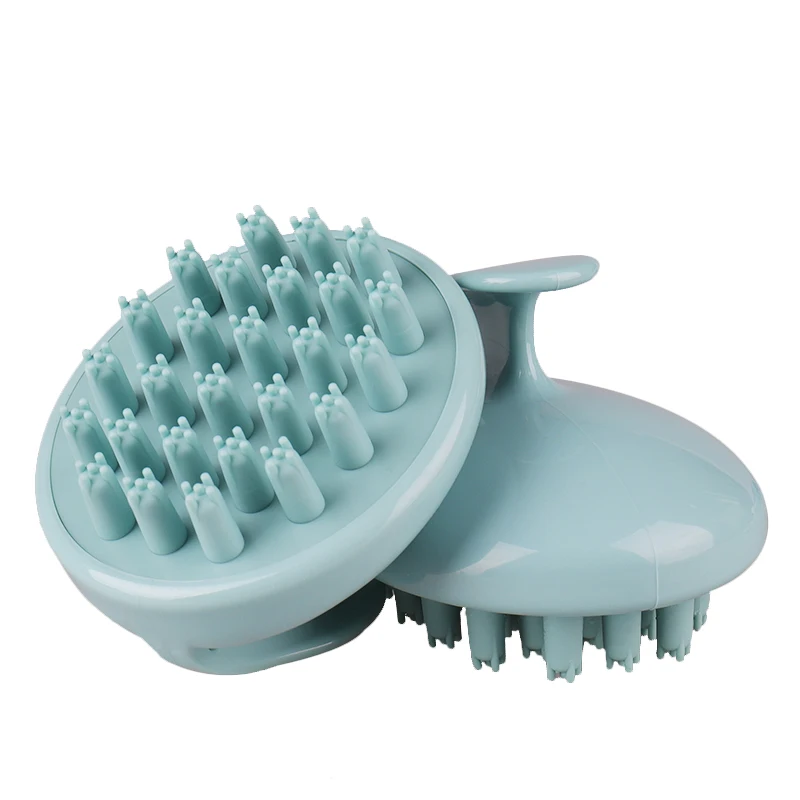 Bpa Free Reusable Silicone Head Brush Bath Brush Hair Scalp Brush For