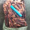 Sea frozen block black squid 100gram for bait