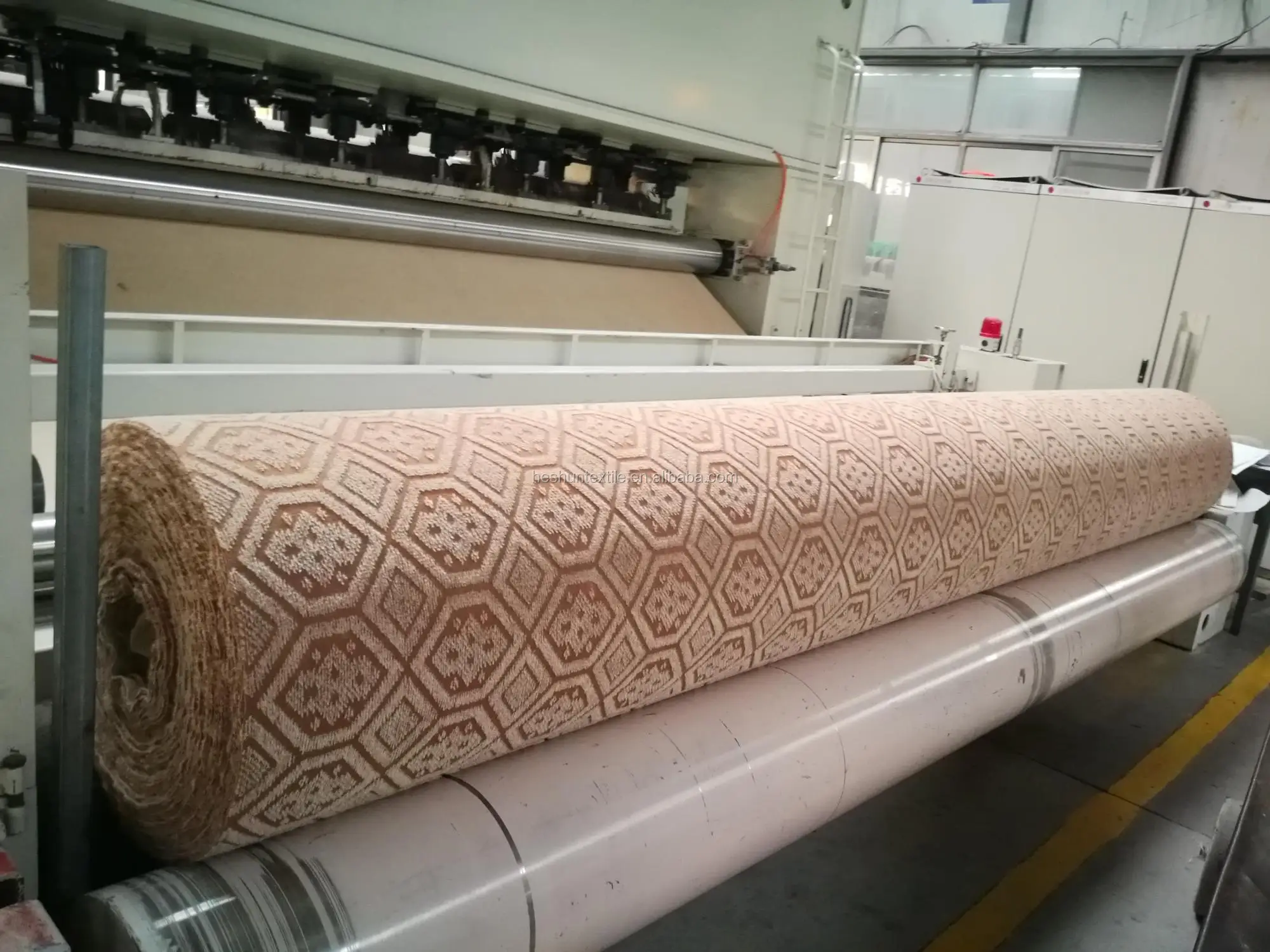 Chinese Carpet Factory 100 Polyester Single/double Color Velour