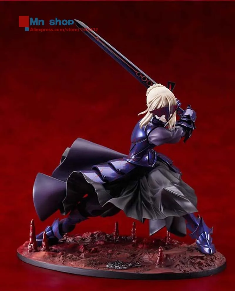 Hot Figure Toys 11 Japanese Anime Fate Stay Night Black Saber Fate Humble King PVC Action