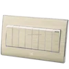 8 gang modern light switches