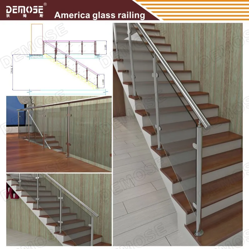階段手すりステンレス鋼ガラス Buy フィリピンのガラス手すり ステンレス鋼 手すり価格 ガラスの階段の手すりトロント Product On Alibaba Com
