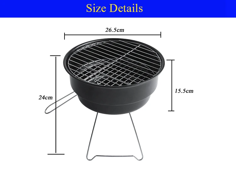 Da002 Japanese Tyle Rotating Barbecue Grill Packing With Color Box
