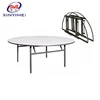 Commercial Hotel Restaurant PVC Round Folding Banquet Tables