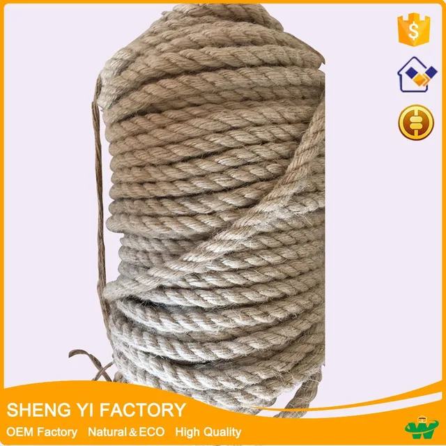 natural raw thick hemp rope wholesale