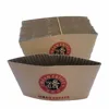 Wholesale color printed cardboard paper java jacket coffee cup sleeves