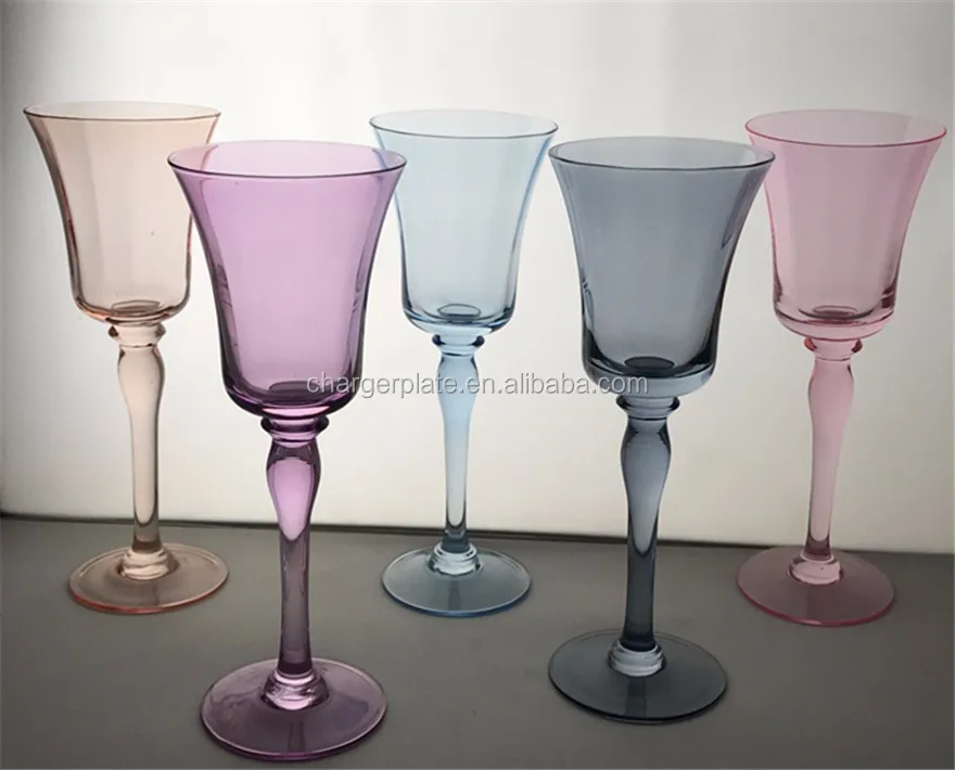 Cheap Colored Wine Glasses Wholesale Glasses Purple Green Yellow Clear Wine Glass Buy Purple