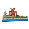 China Inflatables Manufacturers Pirate Ship Bouncy Jumping Castle Obstacle Course Large Inflatable Children Playground For Sale