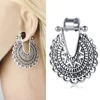 6-16mm mix Stainless Steel Ear Gauges Flesh Tunnels Double Flared Ear Stretcher Saddle Dangle Plugs Body Piercing Jewelry