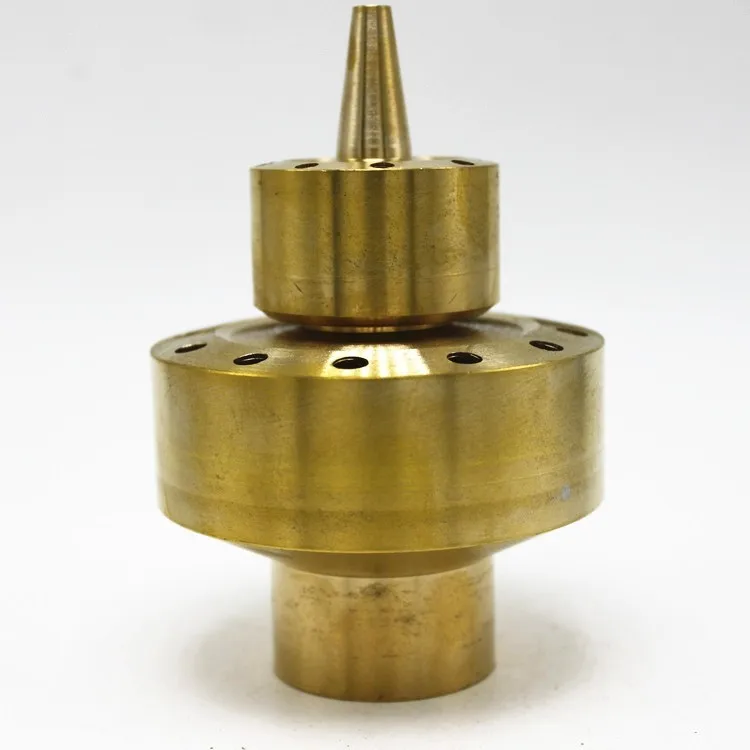 黄铜可调直喷射通用喷泉喷头喷水喷头用于花园