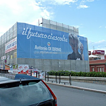 Outdoor Ad Sign Supermarket Wrap Mesh Banner Mall Advertising