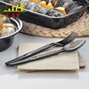 Wholesale Disposable Plastic Tableware / PS Material Triple Plastic Tableware Set / Fork Spoon