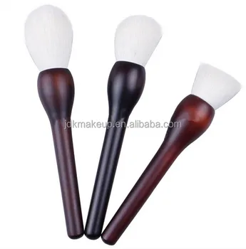 Custom Logo Full Natural Wooden Handle Makeup Blush Kabuki Brush