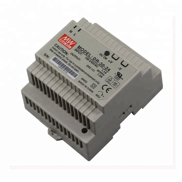MW Mean Well DR-60-12 12V 4.5A 54W Single Output Industrial DIN Rail Power Supply