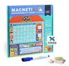 Activity Responsibility Magnetic Reward Chart Magnet Calendar Kids Schedule Educational Toys for Children Target Board