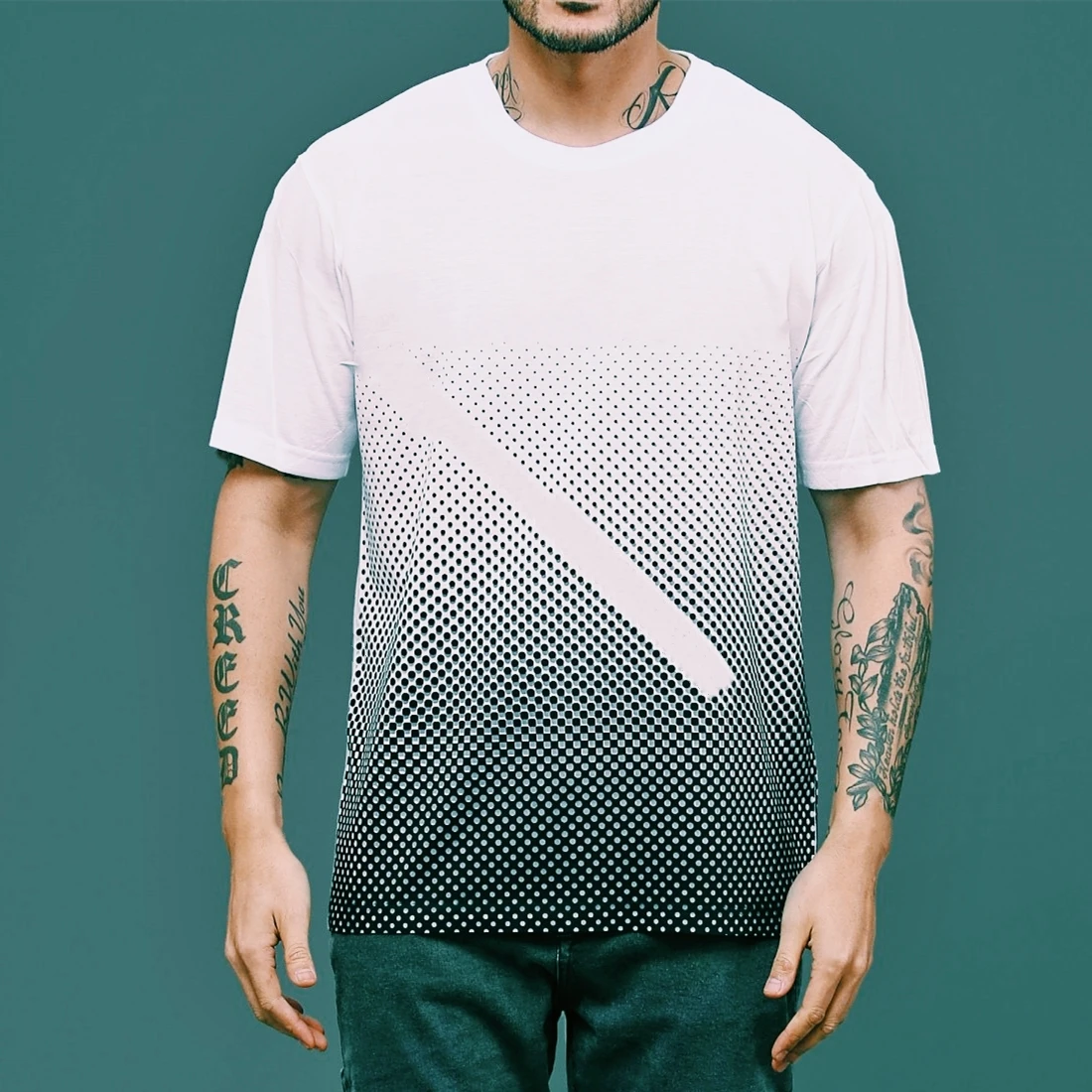 丝网印花 t恤男装