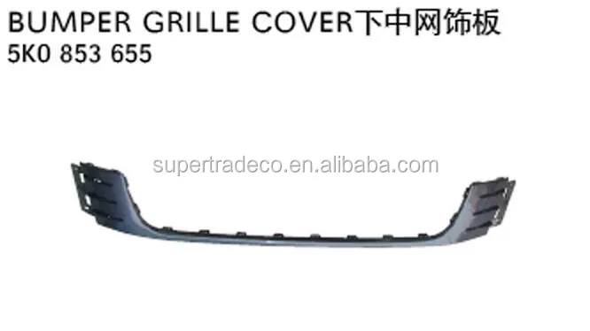 Meyella Samengroeiing zwaard Gebruik Voor Vw Onderdelen (golf 6 Gti) Bumper Grille Cover Oem: 5k0853655  - Buy Auto-accessoires,Hoofd Licht,Auto-onderdelen Product on Alibaba.com
