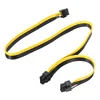 Module 6Pin to Dual PCI-E PCIe 8Pin ( 6+2Pin ) Power Ribbon Cable 50cm for COOLER MASTER Dragon Shadow 1200W PSU Power