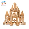 2019 Top sale 75 pieces wooden children building blocks for wholesale W13A177
