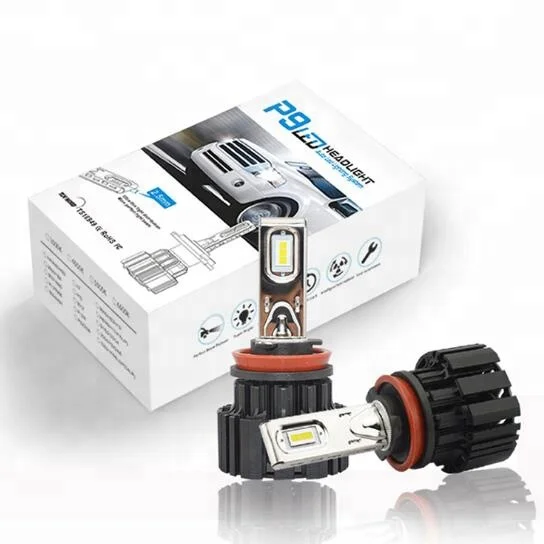 P9 car LED headlight 100w 13600lm h7 h11 9005 9006