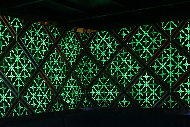 Wall coating panel/ Light up glass wall decoration