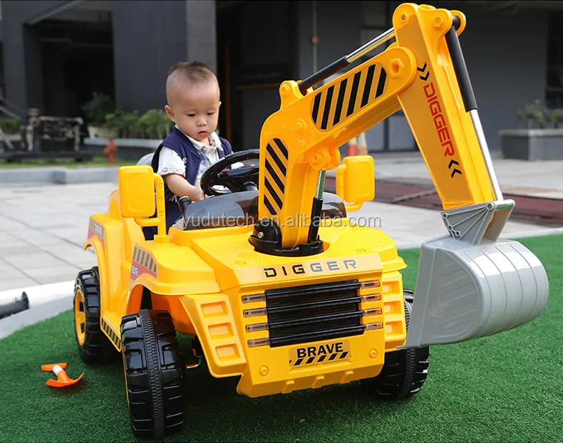 remote control ride on digger
