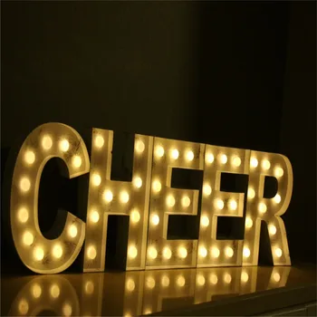 Led letter lights