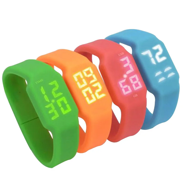 customerized logo with lithium battery wrist watch USB Flash disk