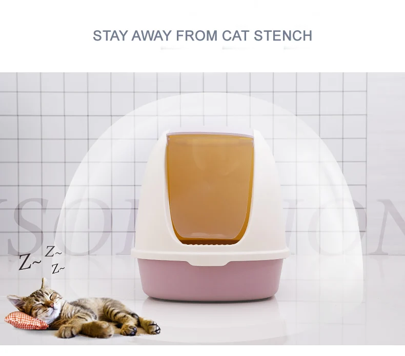 Self Cleaning Cat Litter Tray With Lid Buy Cat Litter Tray Xxl,Covered Cat Tray,Pet Litter