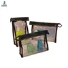 hot sale 100% transparent Fashion design PVC bag with zip