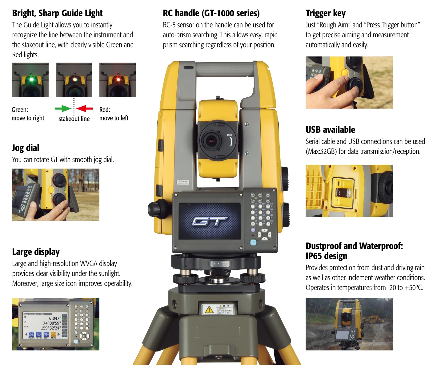 Topcon Geodetic Total Station GT Series