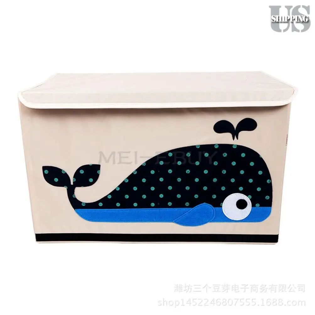 Buy Toy Chest Whale Box Storage Kids Organizer Bedroom Bin