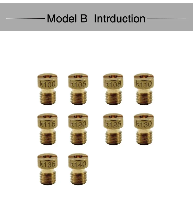 Universal Motorcycle P.w.k Carburetor Main Jet Pilot Kit Set Slow Jet