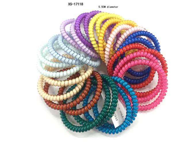spiral hair tie for curly hair