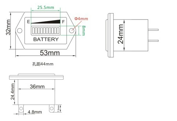battery indicator car dashboard