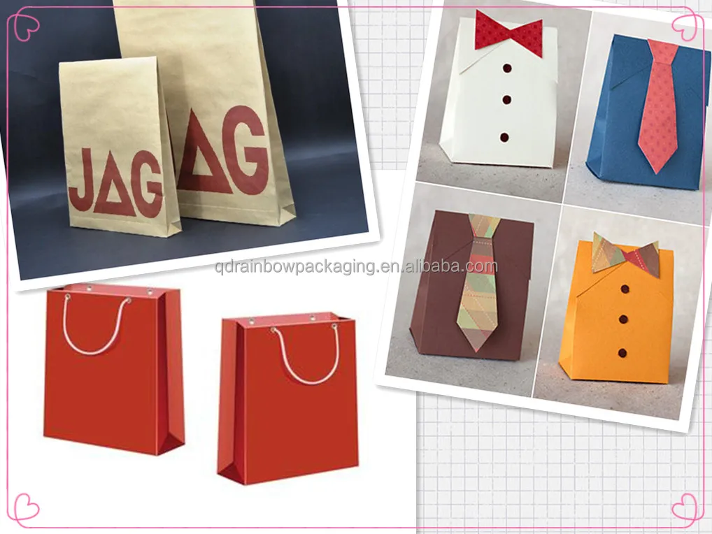 Rainbow Packaging Cool Paper Bag Design,Paper Gift Bag Amouage Perfume