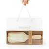 quality gift bulk rectangle Airbag Head Massage wooden/bamboo magic Hair Comb with stainless steel or log teeth