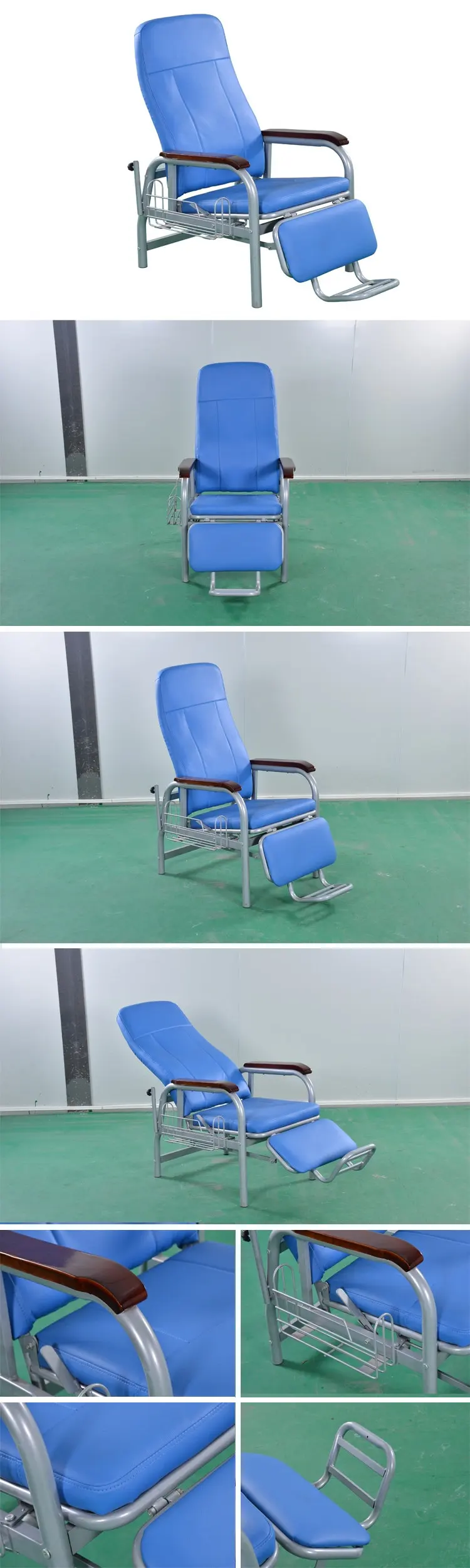 Hospital Equipment Height Adjustable Iv Infusion Chair,Iv Chair For