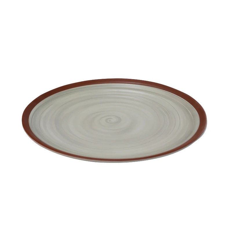China factory cheap price OEM eco friendly plastic kitchenware melamine creamy white korean unbreakable dinnerware sets luxury