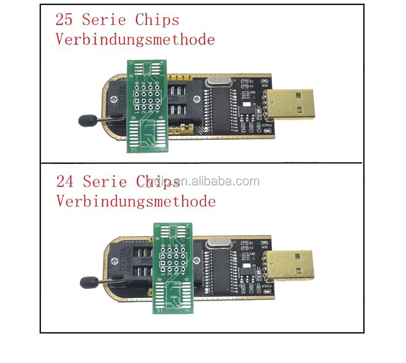 Ch341a Ch341 24 25 Series Eeprom Flash Bios Usb Programmer With