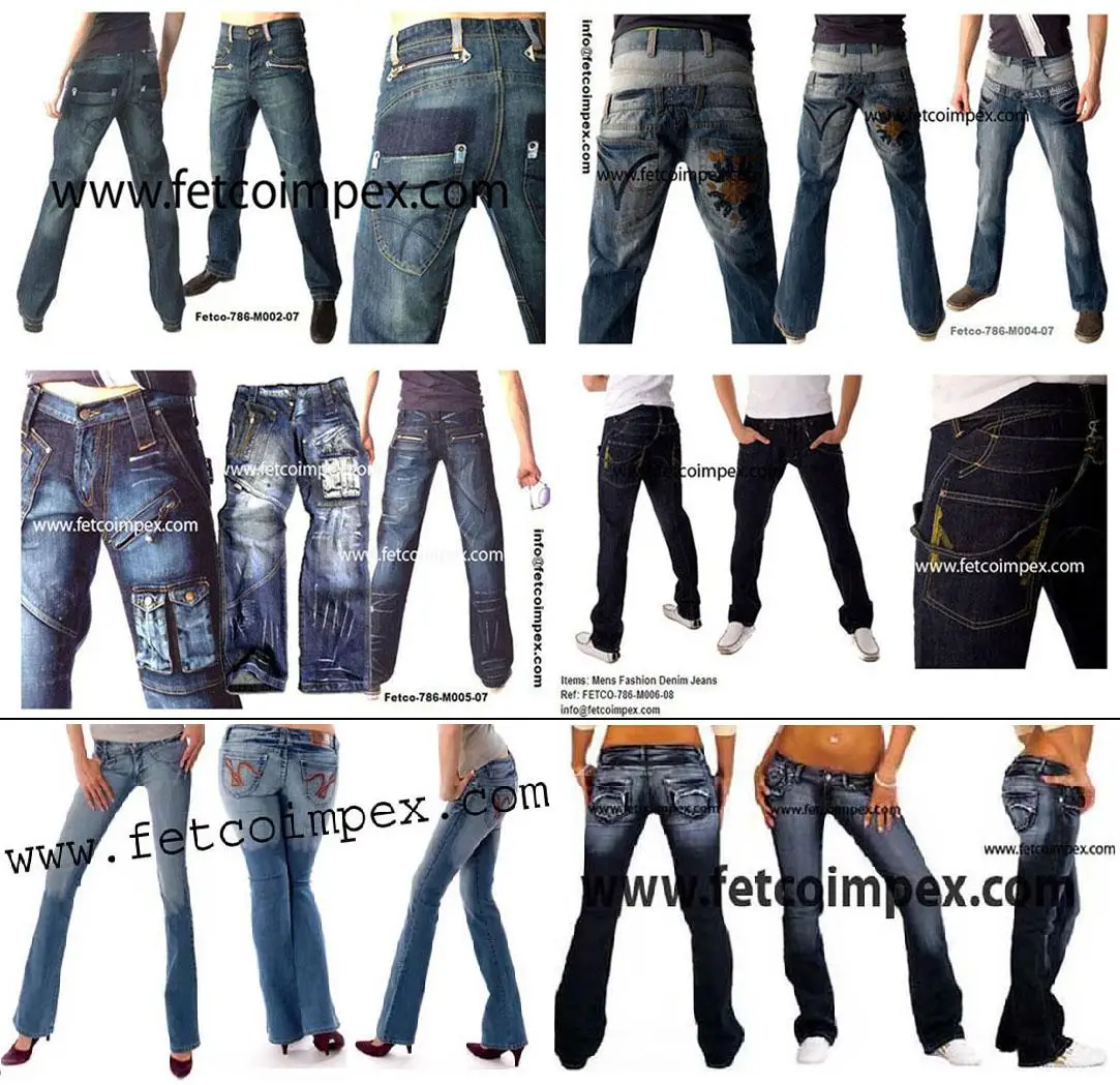 all types of jeans for men