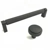 Never Rust Anodized Matt Black Color New Aluminum Profile Cabinet Drawer Pull Furniture Handle and Knob