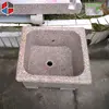 Single hole square G681 granite kitchen sink