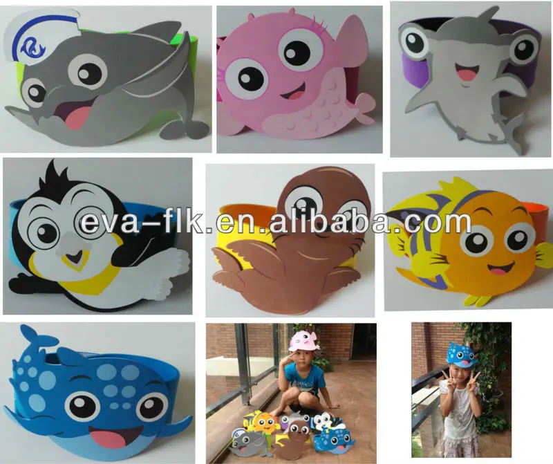 Diy Foam Animal Hats With Animals Shape Buy Rainbow Animal Hats,Diy Foam Animal Hats,Eva Foam