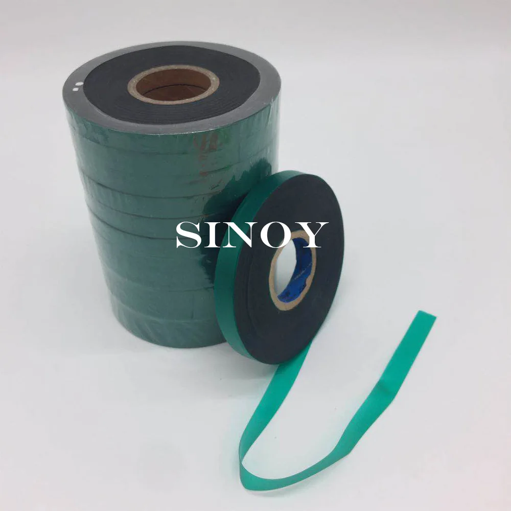 0.48in. Medium Model Pvc Green Tie Tape Nonadhesive Garden Plant