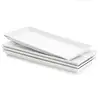Rectangular Porcelain Platters White Ceramic Plate for Parties