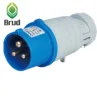 High Quality 32A 230V 3 pin IP44 EN/CEE/IEC60309-2 Industrial Nylon Plug power Plug